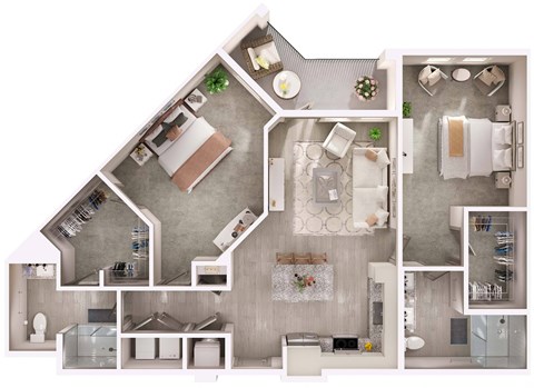 B3 Floor Plan at Livano Pflugerville, Texas